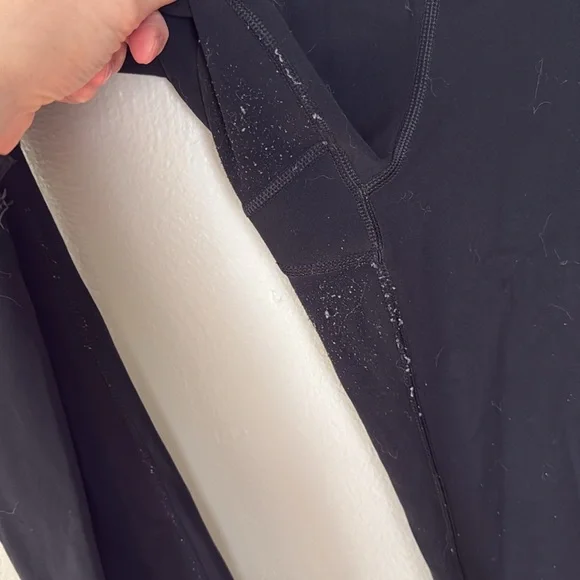 Athleta Black Ultra High Rise Leggings large - Picture 4 of 7